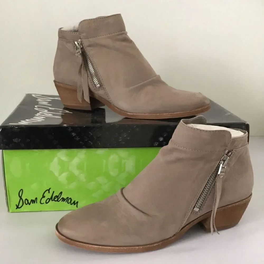 Sam Edelman Packer Leather Ankle Booties - Picture 5 of 6